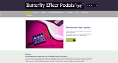 Desktop Screenshot of butterflyeffectpedals.com